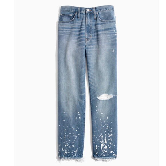 Madewell Denim - Madewell The Dad Jean Bleach High Waist Jeans 28